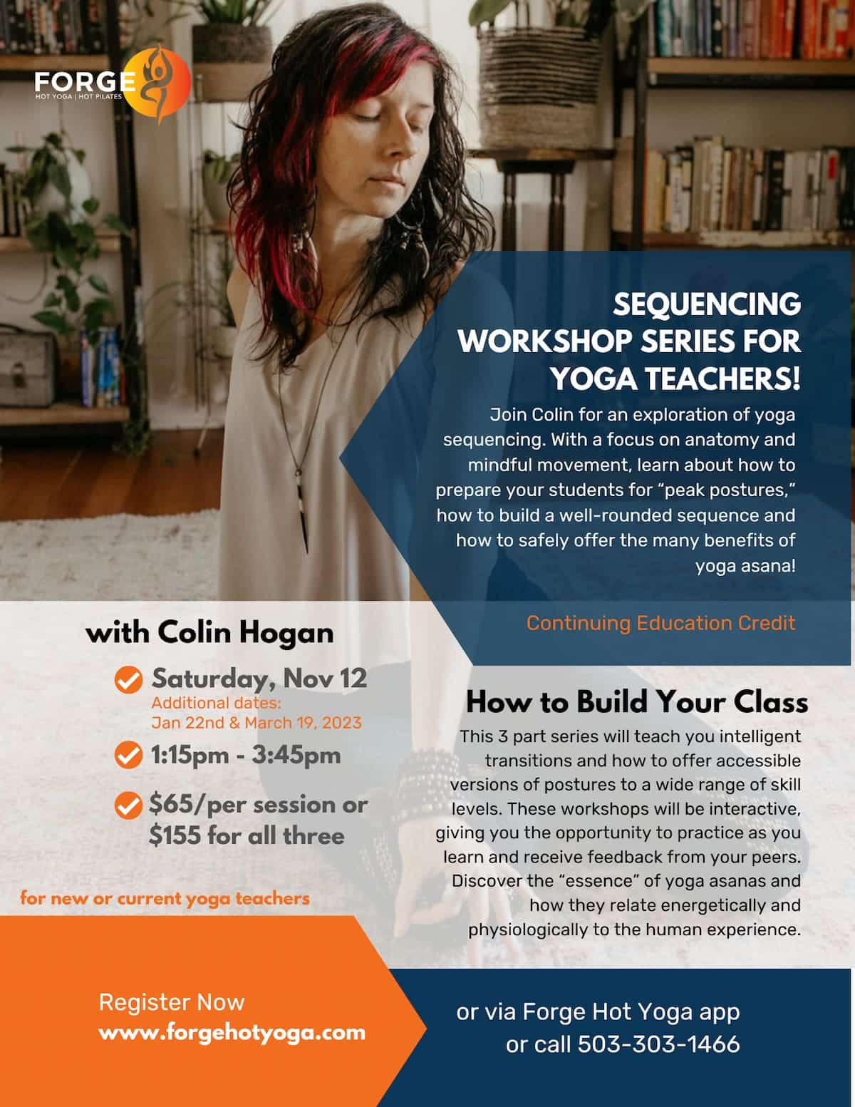 Sequencing Workshop Class for Yoga Teachers