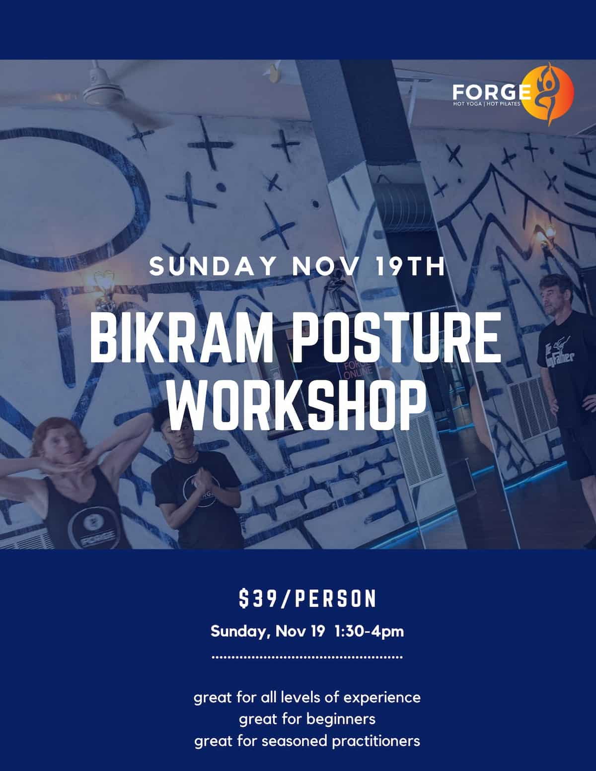 Bikram Posture Workshop Sun Nov 19th