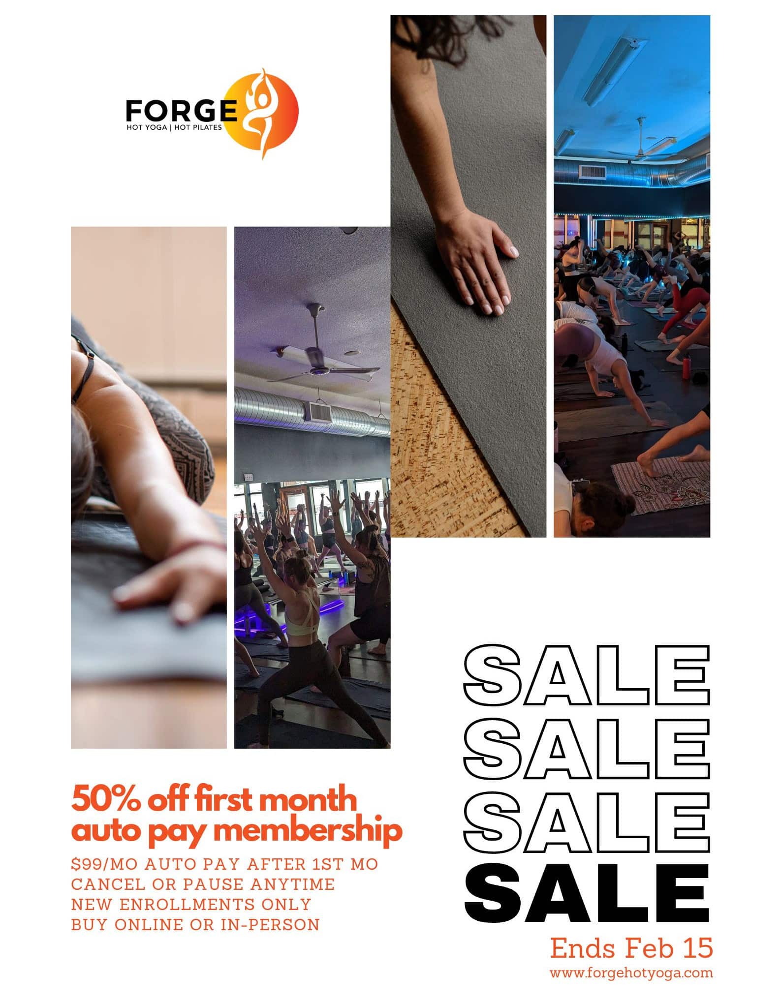 Forge Hot Yoga Membership Sale