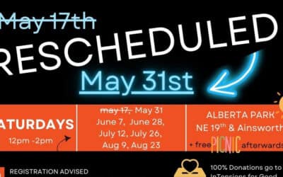 May 17th Outdoor Class Rescheduled