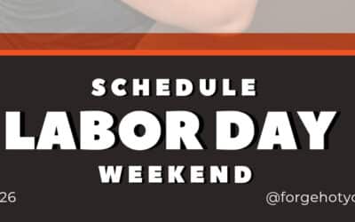 Labor Day Weekend Schedule – Sept 4-7th