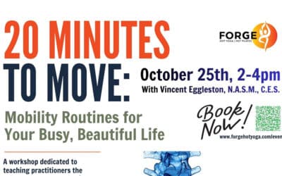 20 Minutes To Move Workshop – Oct. 25th
